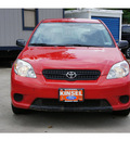 toyota matrix 2006 red hatchback gasoline 4 cylinders front wheel drive automatic 77706