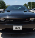 dodge challenger 2011 black coupe r t gasoline 8 cylinders rear wheel drive 6 speed manual 76011