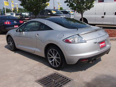 mitsubishi eclipse 2012 silver hatchback gasoline 4 cylinders front wheel drive shiftable automatic 77388