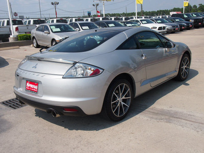 mitsubishi eclipse 2012 silver hatchback gasoline 4 cylinders front wheel drive shiftable automatic 77388