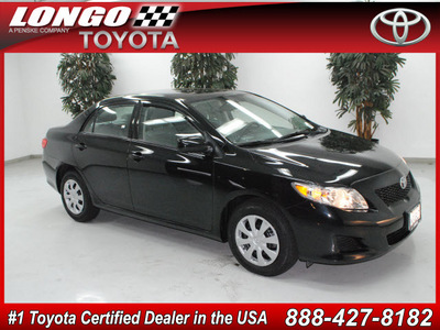 toyota corolla 2010 black sedan le gasoline 4 cylinders front wheel drive automatic 91731