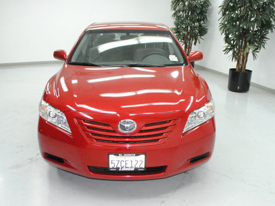 toyota camry 2007 red sedan le v6 gasoline 6 cylinders front wheel drive automatic 91731