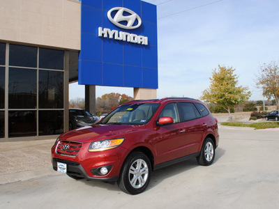 hyundai santa fe 2011 red suv 4dr fwd ltd v6 at gasoline 6 cylinders front wheel drive automatic 75070