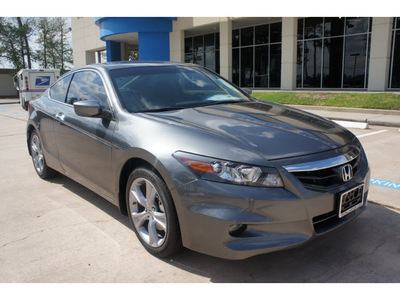 honda accord 2012 dk  gray coupe ex l v6 gasoline 6 cylinders front wheel drive automatic 77339