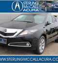 acura zdx 2012 black w advance gasoline 6 cylinders all whee drive automatic with overdrive 77074