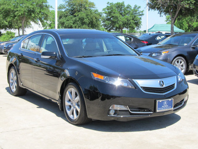 acura tl 2012 black sedan gasoline 6 cylinders front wheel drive automatic with overdrive 77074
