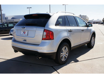 ford edge 2012 silver suv se gasoline 6 cylinders front wheel drive shiftable automatic 77471