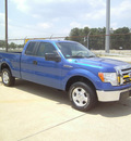 ford f 150 2010 blue xlt gasoline 8 cylinders 2 wheel drive automatic 75503