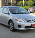 toyota corolla 2011 silver sedan le gasoline 4 cylinders front wheel drive automatic with overdrive 77074