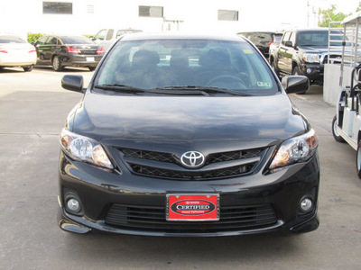 toyota corolla 2011 black sedan s gasoline 4 cylinders front wheel drive automatic with overdrive 77074