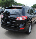 hyundai santa fe 2012 black suv gasoline 4 cylinders front wheel drive automatic 75075