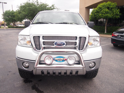 ford f 150 2008 white xlt gasoline 8 cylinders 4 wheel drive automatic 75075