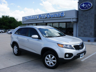 kia sorento 2011 silver suv lx gasoline 4 cylinders 2 wheel drive 6 speed automatic 76205