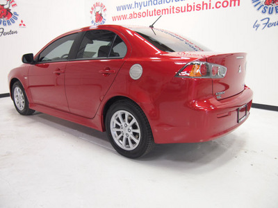 mitsubishi lancer 2012 dk  red sedan se awd gasoline 4 cylinders all whee drive automatic 75150
