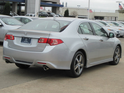 acura tsx 2012 silver sedan w special gasoline 4 cylinders front wheel drive 6 speed manual 77074