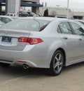 acura tsx 2012 silver sedan w special gasoline 4 cylinders front wheel drive 6 speed manual 77074