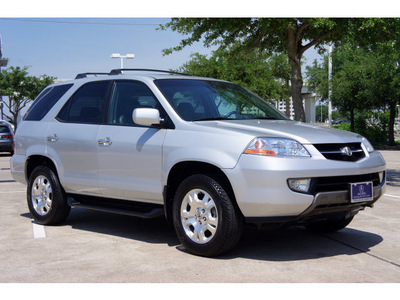 acura mdx 2002 silver suv gasoline 6 cylinders all whee drive automatic 77074