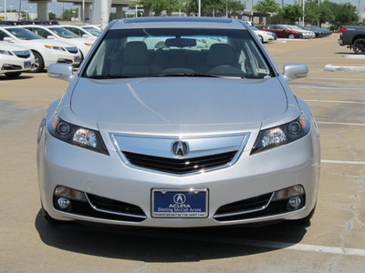 acura tl 2012 silver sedan w tech gasoline 6 cylinders front wheel drive automatic with overdrive 77074