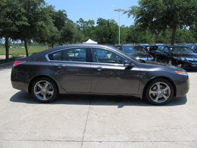 acura tl 2010 dk  gray sedan w tech gasoline 6 cylinders front wheel drive automatic with overdrive 77074