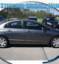 honda civic 2010 gray sedan lx gasoline 4 cylinders front wheel drive 5 speed manual 77339