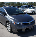 honda civic 2010 gray sedan lx gasoline 4 cylinders front wheel drive 5 speed manual 77339