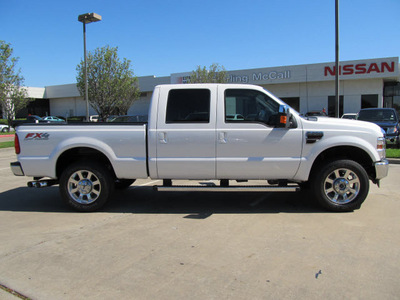 ford f 250 super duty 2010 white lariat diesel 8 cylinders 4 wheel drive automatic with overdrive 77477