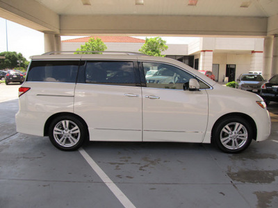 nissan quest 2011 white van 3 5 le gasoline 6 cylinders front wheel drive automatic with overdrive 77477