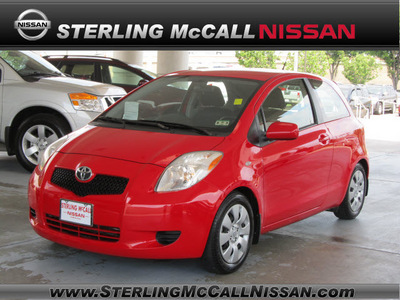 toyota yaris 2008 red hatchback gasoline 4 cylinders front wheel drive 5 speed manual 77477