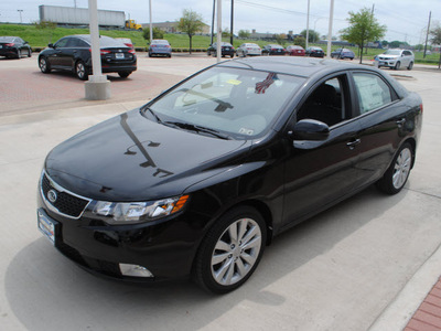 kia forte 2012 black sedan 4dr sdn sx at gasoline 4 cylinders front wheel drive automatic 75070