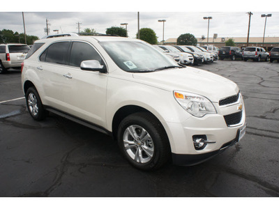 chevrolet equinox 2012 white suv ltz flex fuel 4 cylinders front wheel drive 6 speed automatic 77581