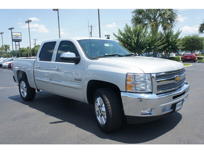 chevrolet silverado 1500 2012 silver lt flex fuel 8 cylinders 2 wheel drive automatic 77581