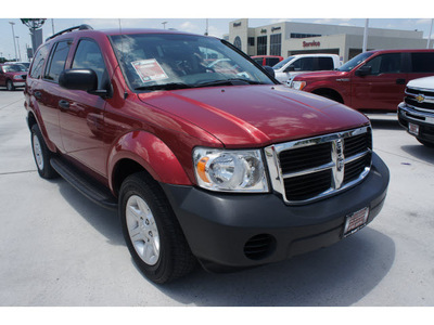 dodge durango 2007 red suv sxt gasoline 6 cylinders rear wheel drive 4 speed automatic 77338