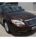 chrysler 200 2012 deep auburn pea sedan touring gasoline 4 cylinders front wheel drive not specified 77338