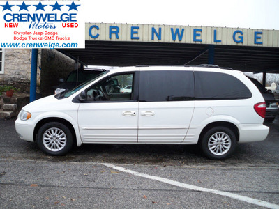 chrysler town and country 2004 white van touring gasoline 6 cylinders front wheel drive automatic 78624