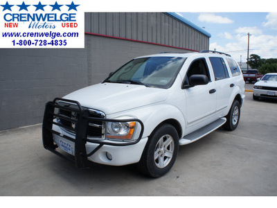 dodge durango 2004 white suv limited gasoline 8 cylinders 4 wheel drive automatic 78028