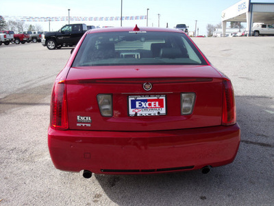cadillac sts 2011 red sedan v6 luxury gasoline 6 cylinders automatic 75657