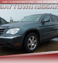 chrysler pacifica 2007 blue wagon touring gasoline 6 cylinders front wheel drive shiftable automatic 77521