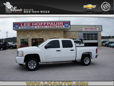 chevrolet silverado 1500 2010 white ls flex fuel 8 cylinders 2 wheel drive automatic 78654