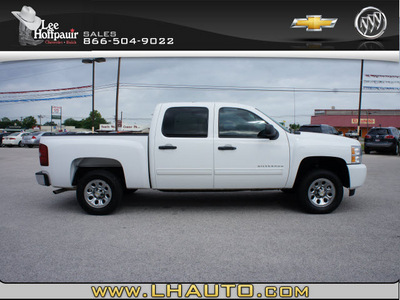 chevrolet silverado 1500 2010 white ls flex fuel 8 cylinders 2 wheel drive automatic 78654