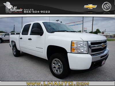 chevrolet silverado 1500 2010 white ls flex fuel 8 cylinders 2 wheel drive automatic 78654