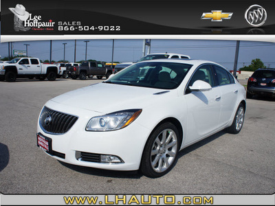 buick regal 2012 off white sedan premium 3 gasoline 4 cylinders front wheel drive automatic 78654
