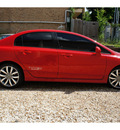 honda civic 2009 red sedan si gasoline 4 cylinders front wheel drive 6 speed manual 78757