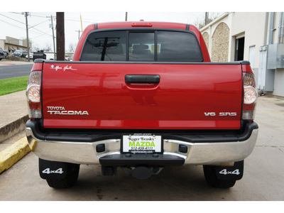 toyota tacoma 2010 red v6 4x4 off road gasoline 6 cylinders 4 wheel drive automatic 78757