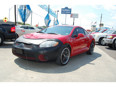 mitsubishi eclipse 2007 red hatchback gs gasoline 4 cylinders front wheel drive automatic with overdrive 77627
