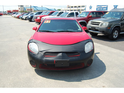 mitsubishi eclipse 2007 red hatchback gs gasoline 4 cylinders front wheel drive automatic with overdrive 77627