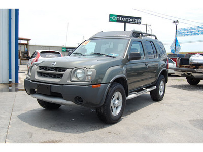 nissan xterra 2004 dk  green suv se gasoline 6 cylinders rear wheel drive automatic with overdrive 77627