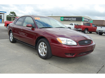 ford taurus 2006 maroon sedan sel gasoline 6 cylinders front wheel drive automatic with overdrive 77627