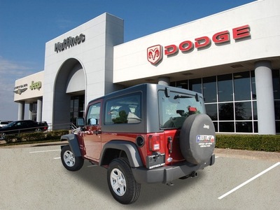 jeep wrangler 2012 red suv sport gasoline 6 cylinders 4 wheel drive automatic 75067