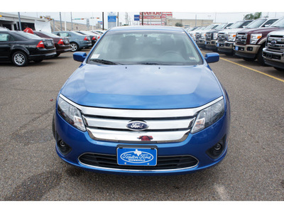 ford fusion 2012 blue flame met sedan se gasoline 4 cylinders front wheel drive 6 speed automatic 78523