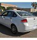 ford focus 2010 white sedan se gasoline 4 cylinders front wheel drive automatic 78550